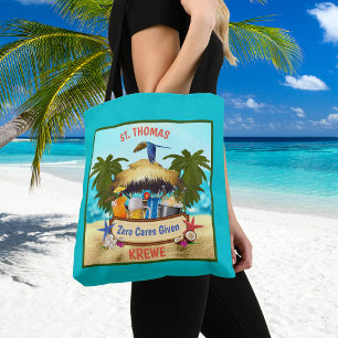 The Beach Tiki Bar Custom Tasche
