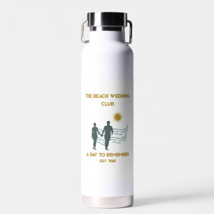 The Beach Wedding Club Luxus Trinkflasche