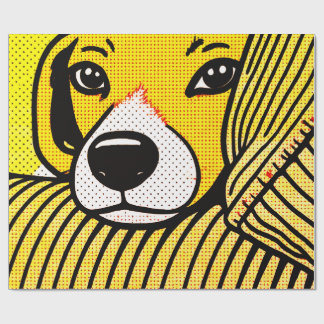 The beagle's head rested on the armrest. geschenkpapier