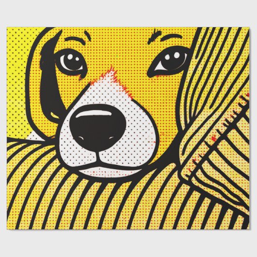 The beagle's head rested on the armrest. geschenkpapier (Flach)