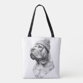 The Beanie: Marble Mastiff Pet Tote Bag Tasche (Rückseite)