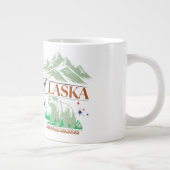 The Bear of Alaska – Adventure Coffee Mug Jumbo-Tasse (Rechts)