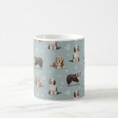 The Bearded Collie Dog Kaffeetasse (Mittel)