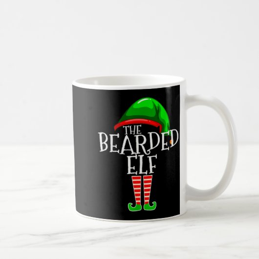 The Bearded Elf Family Matching Group Christmas Be Kaffeetasse (Rechts)