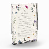 The Beatitudes Matthew 5:3–12 Floral Scripture Fotoblock (Links)