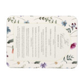 The Beatitudes Matthew 5:3–12 Floral Scripture Magnet (Horizontal)