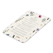 The Beatitudes Matthew 5:3–12 Floral Scripture Magnet (Linke Seite)