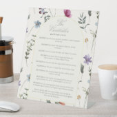 The Beatitudes Matthew 5:3–12 Floral Scripture Sockelschild (In Situ)