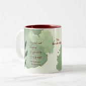 The Beatitudes Scripture Verse 5:12 Zweifarbige Tasse (Vorderseite Links)