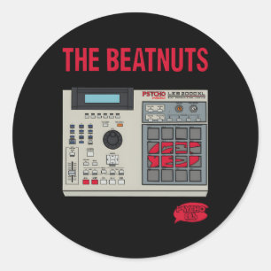 The Beatnut Akai MPC 2000 Xl Runder Aufkleber