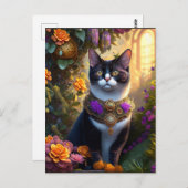 the beautiful cat postkarte (Vorne/Hinten)