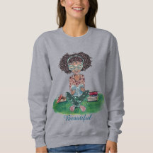 The Beautiful Collection Sweatshirt: Bücherwurm
