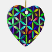 The Beautiful Flower of Life Valentines Day Tree Keramik Ornament (Rechts)