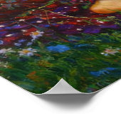 The Beautiful Lady Without Pity by Waterhouse Poster (Ecke)