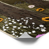 The Beautiful quiet forest Poster (Ecke)