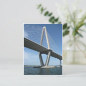 The Beautiful Ravenel Bridge Postkarte (Stehend Vorderseite)