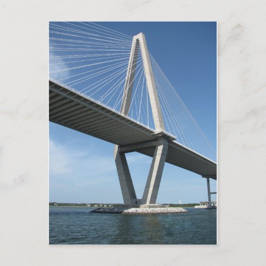 The Beautiful Ravenel Bridge Postkarte (Vorderseite)