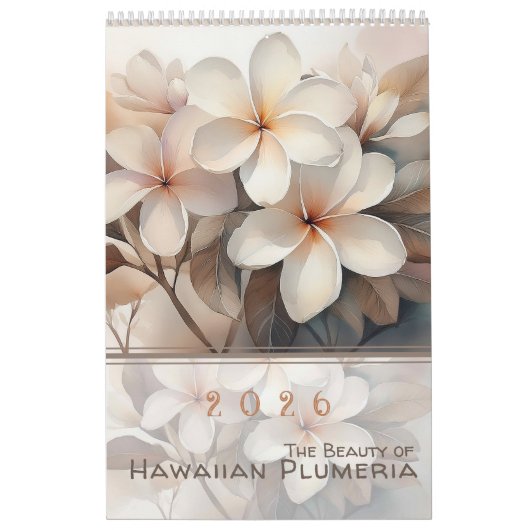 The Beauty of Hawaiian Plumeria  Kalender (Titelbild)