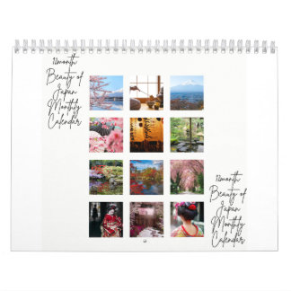 The Beauty of Japan 12 Monate Kalender 2025