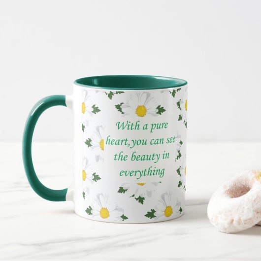 The beauty of purity Mug Tasse (Mit Donut)