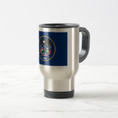 The Beehive State Industry Flag of Utah Beer Stein Reisebecher (VorderseiteRechts)