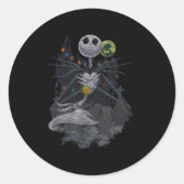 The Before Christmas Halloween Vibes  Runder Aufkleber (Vorderseite)