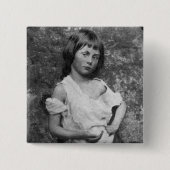 The Beggar Maid / Alice Liddell ~ 1859 Button (Vorderseite)