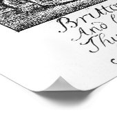 The Beggar's Opera Burlesqued, 1728 Poster (Ecke)