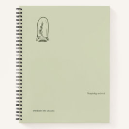 The Bell Jar- Botanists Pause- Minimal Notizblock