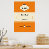 The Bell Jar von Sylvia Plath Penguin Classic Cove Poster (Küche)