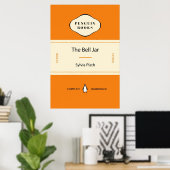 The Bell Jar von Sylvia Plath Penguin Classic Cove Poster (Heimbüro)