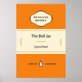 The Bell Jar von Sylvia Plath Penguin Classic Cove Poster (Vorne)