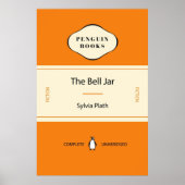 The Bell Jar von Sylvia Plath Penguin Classic Cove Poster (Vorne)