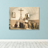 The Bell Ringers im Oratorium der Kapuziner, Leinwanddruck (Insitu (Holzboden))