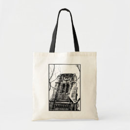 'The Bell Tower' Budget Leinwand Totbeutel Tragetasche