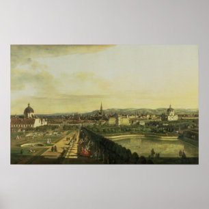 The Belvedere from Gesehen, Vienna Poster
