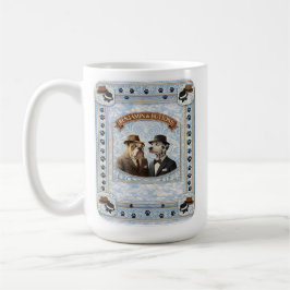 The Benjamin and buttons dapper dog vintage cerami Kaffeetasse