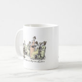 The Bennets of Longbourn - Jane Austens P&P Kaffeetasse (Vorderseite Links)