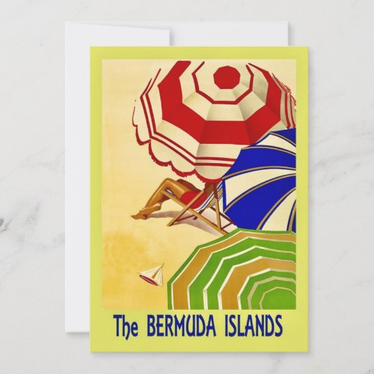 The Bermuda Islands 5x7 Big Postcard (Vorderseite)
