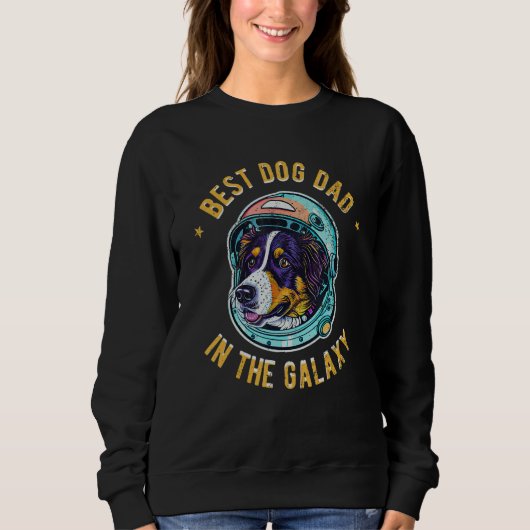 The Best Australian Shepherd Dad in the galaxy - A Sweatshirt (Vorderseite)
