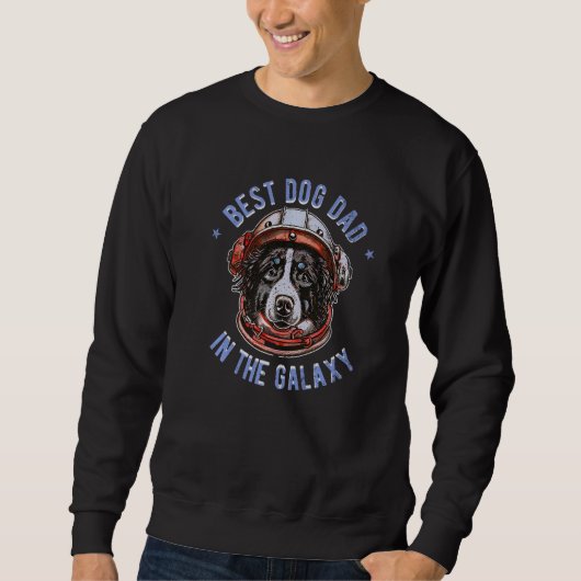 The Best Australian Shepherd Dad in the galaxy - A Sweatshirt (Vorderseite)