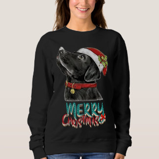 The Best Black Labrador For Christmas Sweatshirt