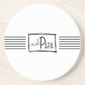 The best Dad. El mejor Papá. Getränkeuntersetzer (Vorne)