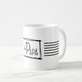 The best Dad. El mejor Papá. Kaffeetasse (VorderseiteRechts)