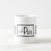 The best Dad. El mejor Papá. Kaffeetasse (Mittel)