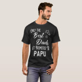 The Best Dads Get Promoted to Papu Greek Grandpa T-Shirt (Vorne ganz)