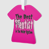 The Best Dentist in the Molar System Christmas Ornament (Vorderseite)