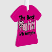 The Best Dentist in the Molar System Christmas Ornament (Vorderseite)