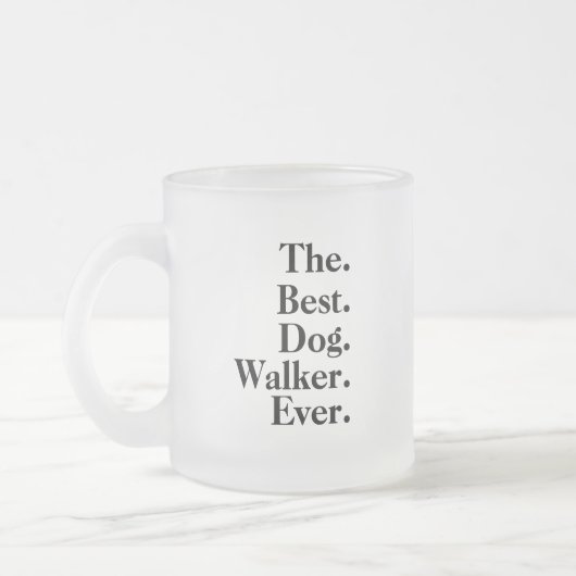  'The Best Dog Walker Ever' Playful Fun Gift  Mattglastasse (Links)