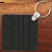 The Best Drift Car Red Muscle Keychain Schlüsselanhänger (Rückseite)